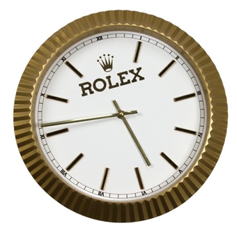 Vintage 1980s Rolex Dealer Display Clock 
